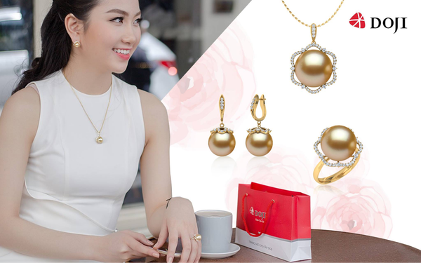 Bông tai ngọc trai vàng 18K giúp bạn tỏa sáng, thu hút mọi ánh nhìn
