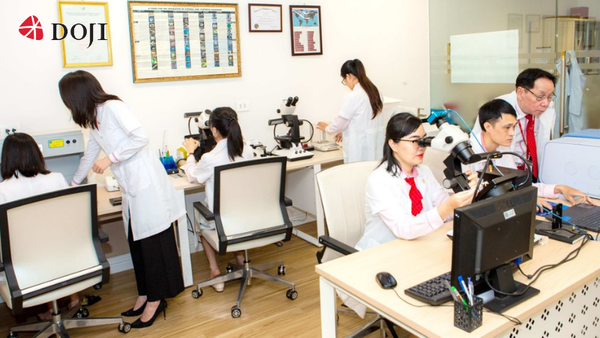 Trung tâm giám định đá quý DOJILAB thuộc DOJI - Thương hiệu trang sức uy tín hàng đầu Việt Nam