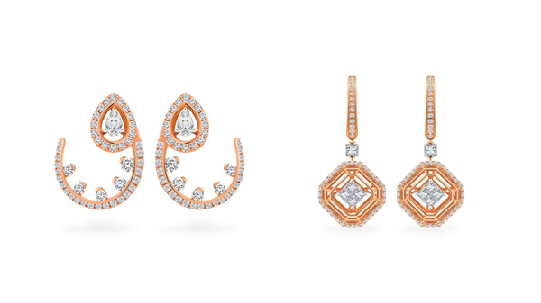 Bông tai vàng hồng 18K mang thiết kế thanh lịch và nhẹ nhàng, phù hợp cho những cô nàng yêu thích sự đơn giản nhưng tinh tế