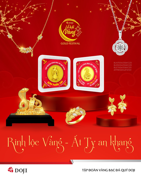 Mua vàng 1 - 5 chỉ để cầu Lộc - Phát - Tài