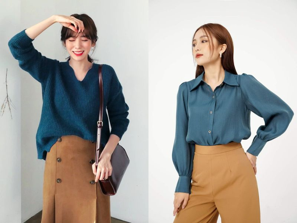 Trong thời trang, Xử Nữ nên mặc outfit có màu xanh dương và nâu