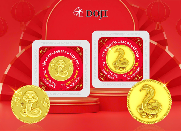 Nên mua các sản phẩm sản phẩm năm Ất Tỵ với hình ảnh Rắn vàng được khắc họa tinh xảo mang ý nghĩa tốt đẹp về sự thịnh vượng, sung túc