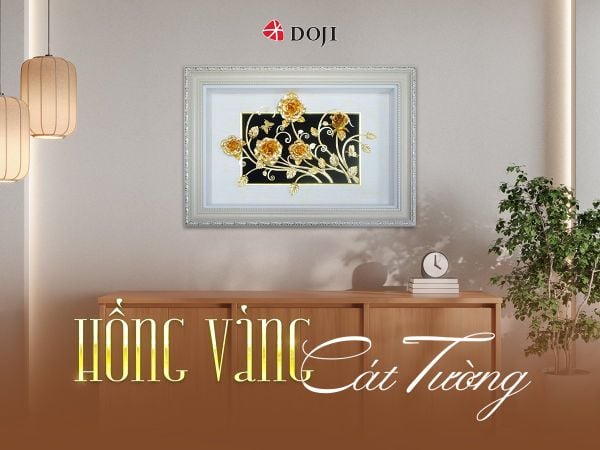 Tranh treo tường DOJI không chỉ là điểm nhấn thẩm mỹ cho tổ ấm, mà còn mang ý nghĩa cầu chúc hạnh phúc viên mãn và phú quý song hành