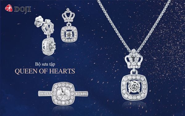 Bộ sưu tập trang sức kim cương “Queen of Hearts” tôn vinh vẻ đẹp sang trọng của người phụ nữ