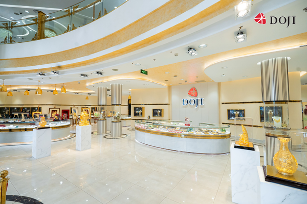 DOJI là địa điểm mua nhẫn vàng nam 24K uy tín tại Việt Nam