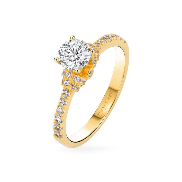Vàng 14K có màu sắc nhẹ nhàng, vàng nhạt hơn so với 18K và 24K