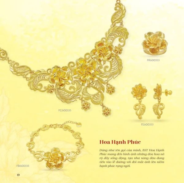 BST “Hoa Hạnh Phúc” tôn vinh vẻ đẹp rạng rỡ, tràn đầy niềm vui của cô dâu ngày cưới