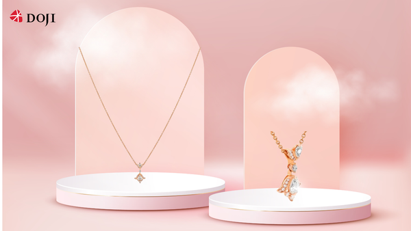 Dây chuyền 18K thiết kế kiểu dáng đơn giản nổi bật sự thanh lịch của bạn