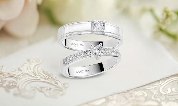Bộ sưu tập nhẫn cưới Infinity Love, tượng trưng cho tình yêu vĩnh cửu