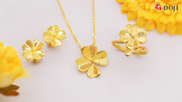 Giá dây chuyền cưới 24K 3 chỉ phụ thuộc vào nhiều yếu tố ngoại cảnh
