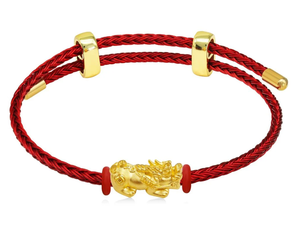 Vòng Charm Tỳ Hưu 24K DOJI chạm khắc tinh xảo, mang vẻ đẹp vừa truyền thống vừa hiện đại