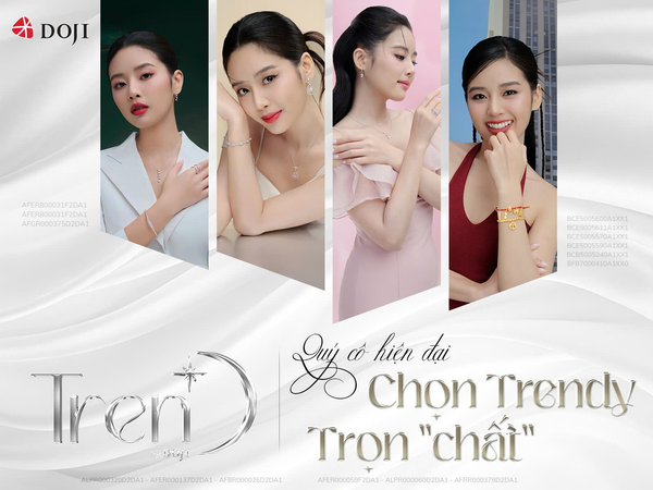 Tỏa sáng rực rỡ cùng trang sức kim cương TrenD