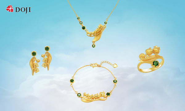 Chọn thêm các món trang sức khác trong BST như nhẫn, bông tai,... giúp thể hiện phong cách cá nhân