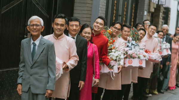 Bê tráp là nghi thức quan trọng thể hiện sự tôn trọng, thành ý của nhà trai đối với nhà gái