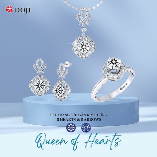 Lấy cảm hứng từ hình ảnh chiếc vương miện quyền quý, Queen of Hearts là bản tuyên ngôn sắc đẹp đầy mạnh mẽ dành cho người phụ nữ hiện đại