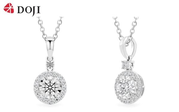 Sự kết hợp giữa những viên kim cương 8 hearts & 8 arrrows đã tạo nên hiệu ứng chiếu sáng đa chiều, giúp người đeo tỏa sáng hơn