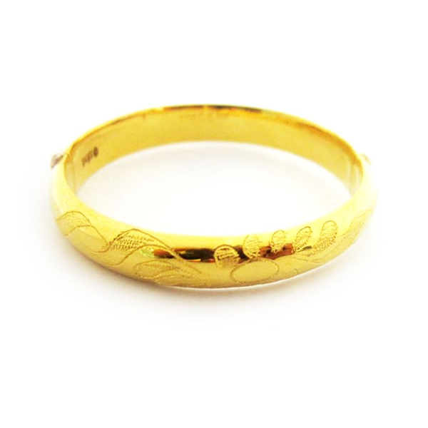 Vòng tay vàng 24K trơn