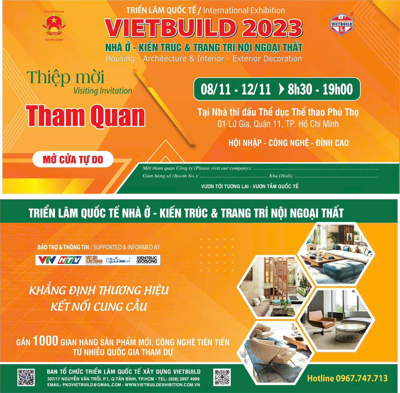 Thư mời tham quan Hội chợ triển lãm
