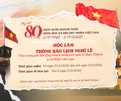 Thông Báo Nghỉ Lễ 2/9/2025