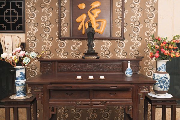 Bàn thờ hai tầng Nách Mây gỗ cao cấp