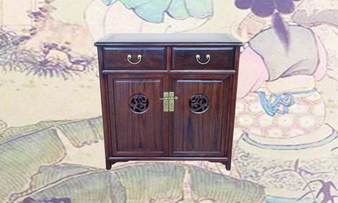 Tủ cánh chạm rồng