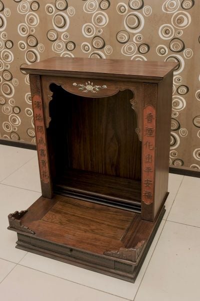 Bàn thờ Thần Tài - Thổ Địa gỗ cao cấp