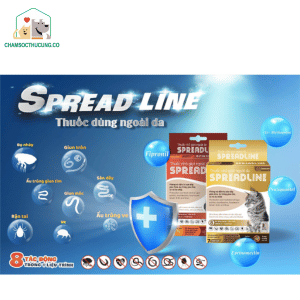 Nhỏ gáy cho mèo Spreadline