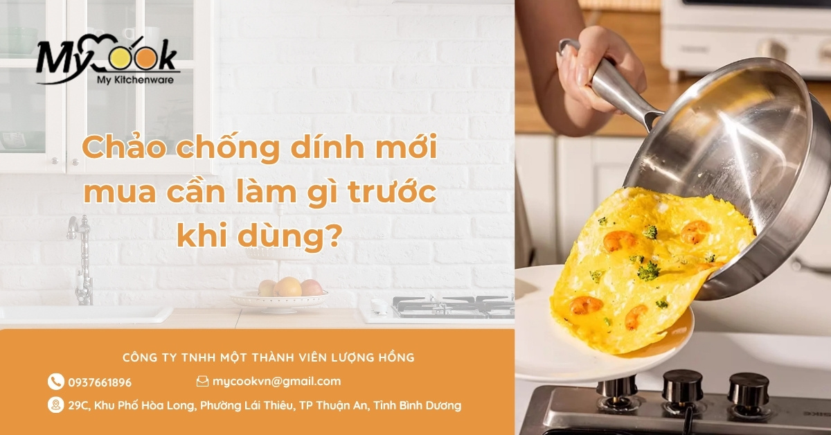 Chảo chống dính mới mua cần làm gì trước khi dùng?