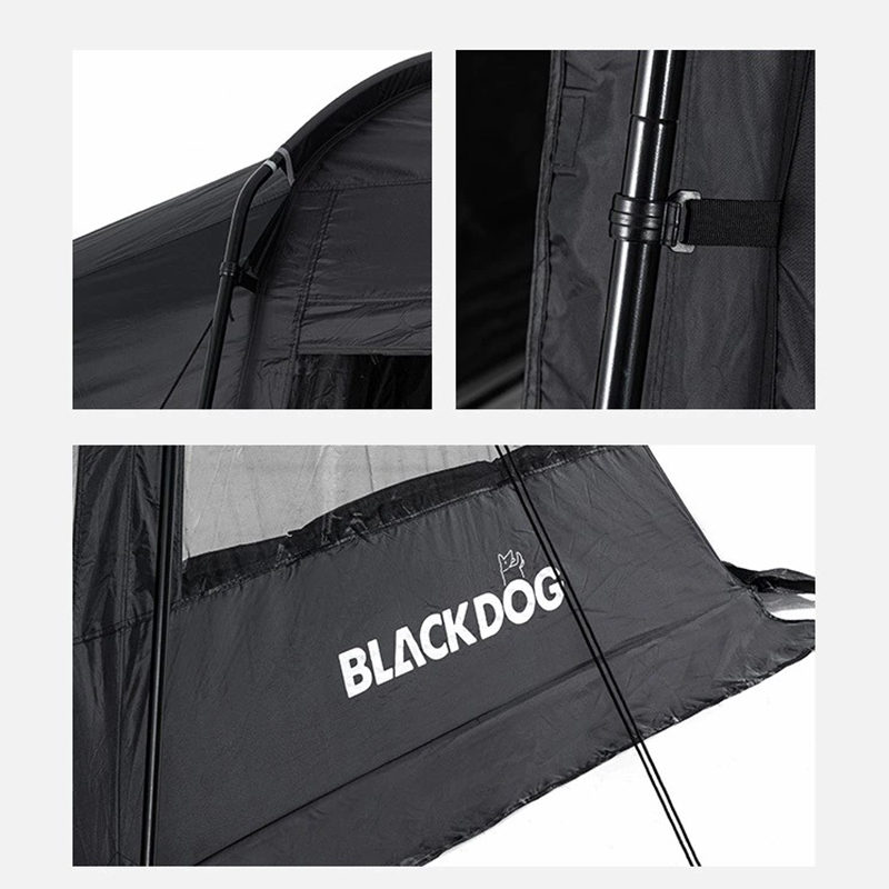 Blackdog bdzp006 leu cam trai 3-4 nguoi glamping tunnel tent