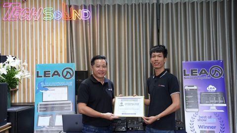 Đại diện LEA Professional tại khu vực Châu Á thăm và làm việc tại Tech Sound Việt Nam