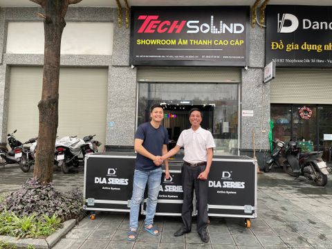 Bộ line array DMX DLA về phục vụ sự kiện Bắc Giang