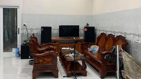 Thi công dàn loa 4Acoustic Sc15 cho gia đình tại Long An