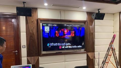 Lắp đặt hệ thống xem phim 5.1 tích hợp karaoke nexo tại Thái Nguyên