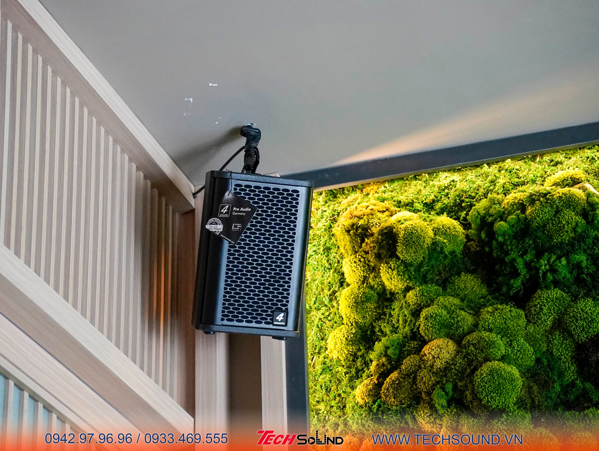 Lắp đặt hệ thống loa 4Acoustic cho Heki Spa tại Lạc Long Quân, Hà Nội