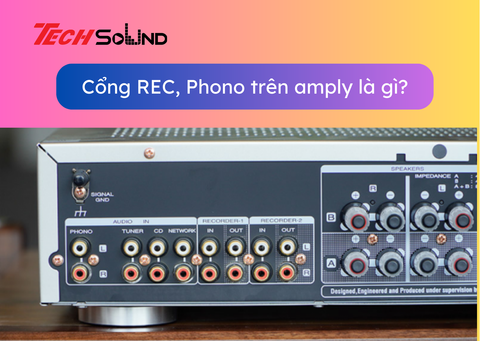 Tổng hợp thông tin về cổng phono, REC trên amply