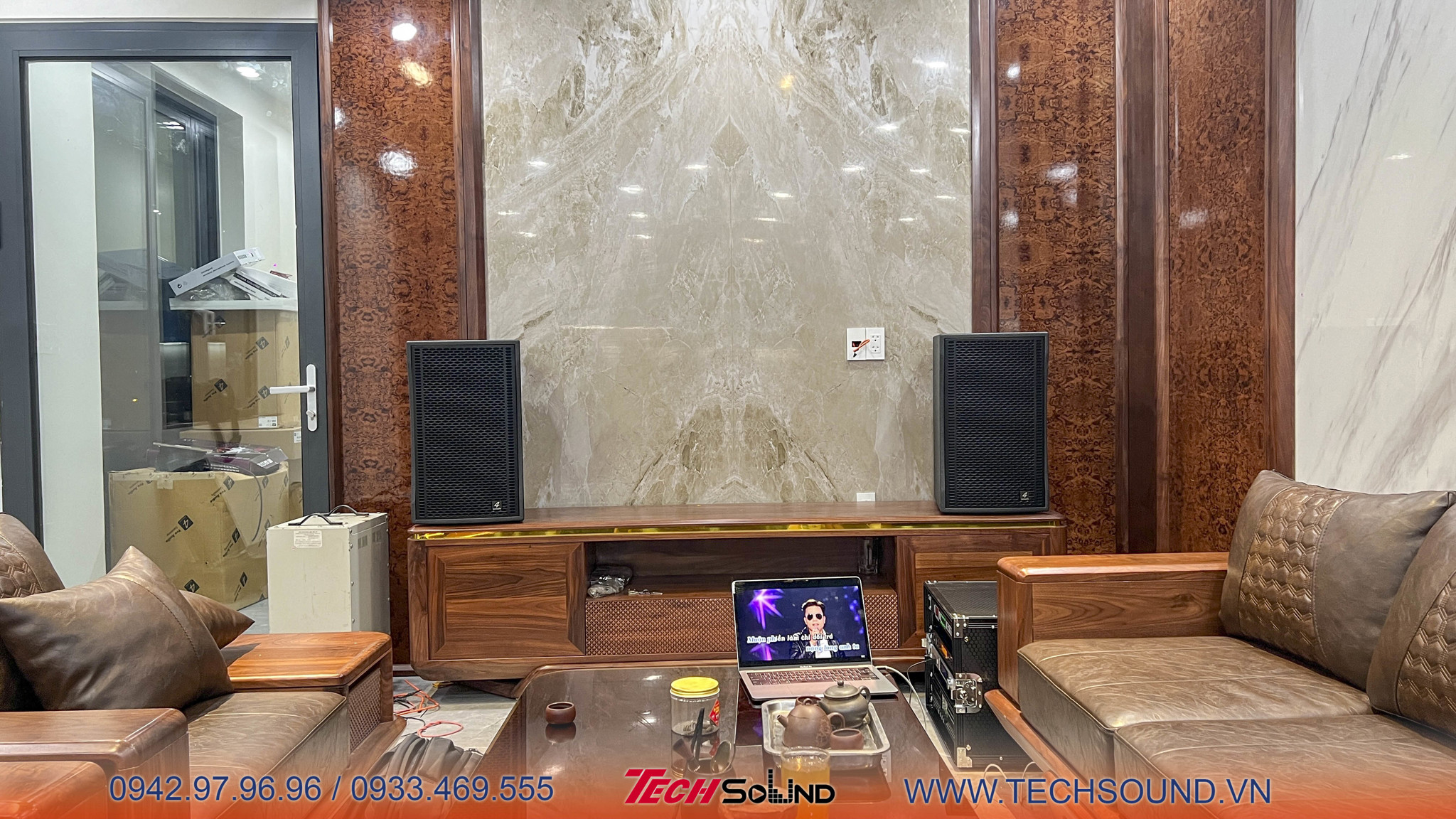 Lắp đặt Dàn âm thanh Karaoke 4Acoustic DR12 Tại TP Nam Định