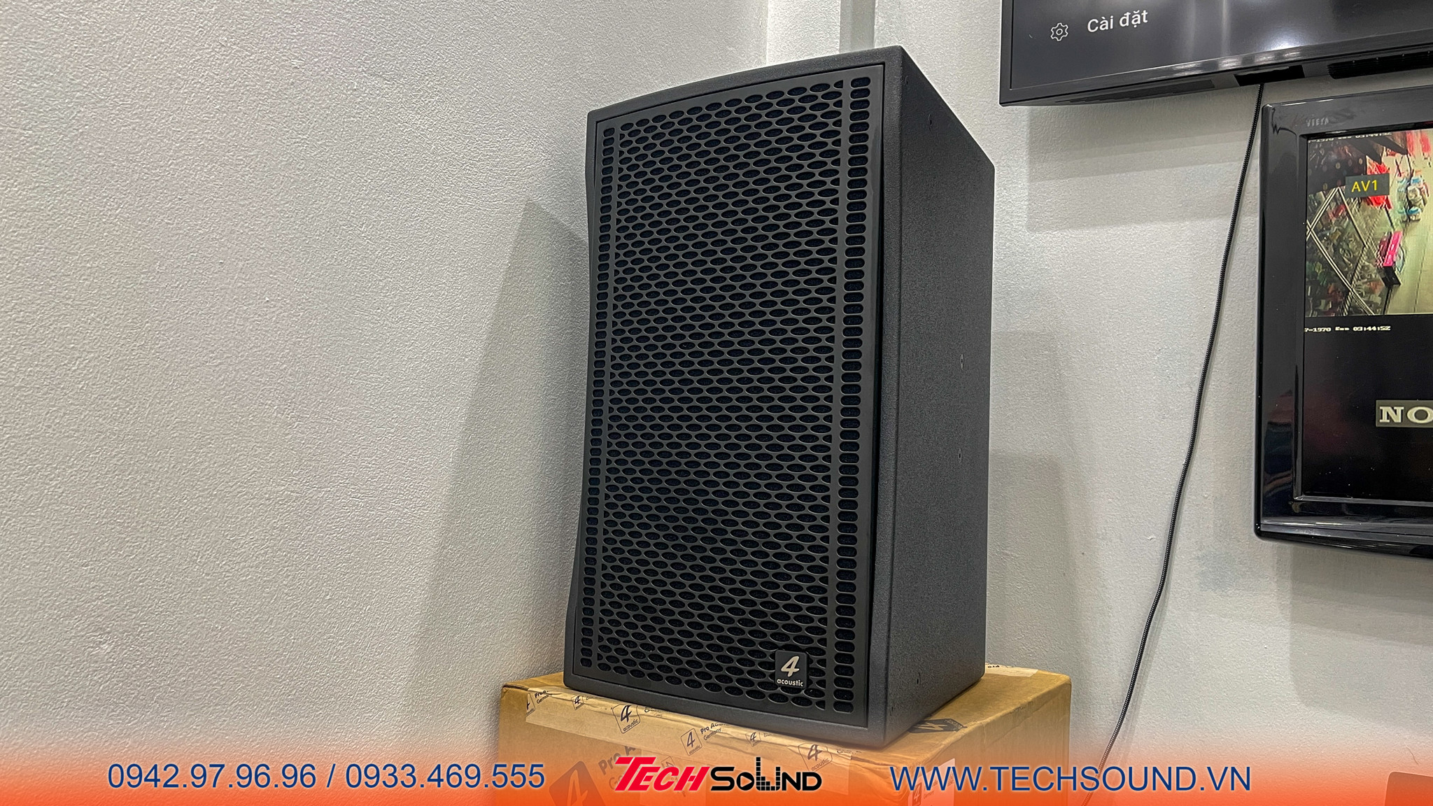 Lắp đặt hệ thống âm thanh 4Acoustic Dr12, 115Bs tại Hạ Long, Quảng Ninh