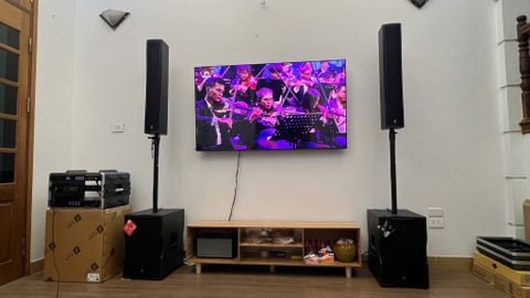 Lắp đặt hệ thống loa 4Acoustic 21live641 tại Long Biên, Hà Nội