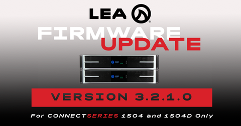 LEA Professional thông báo Update phần mềm mới cho Model CS1504 và CS1504D