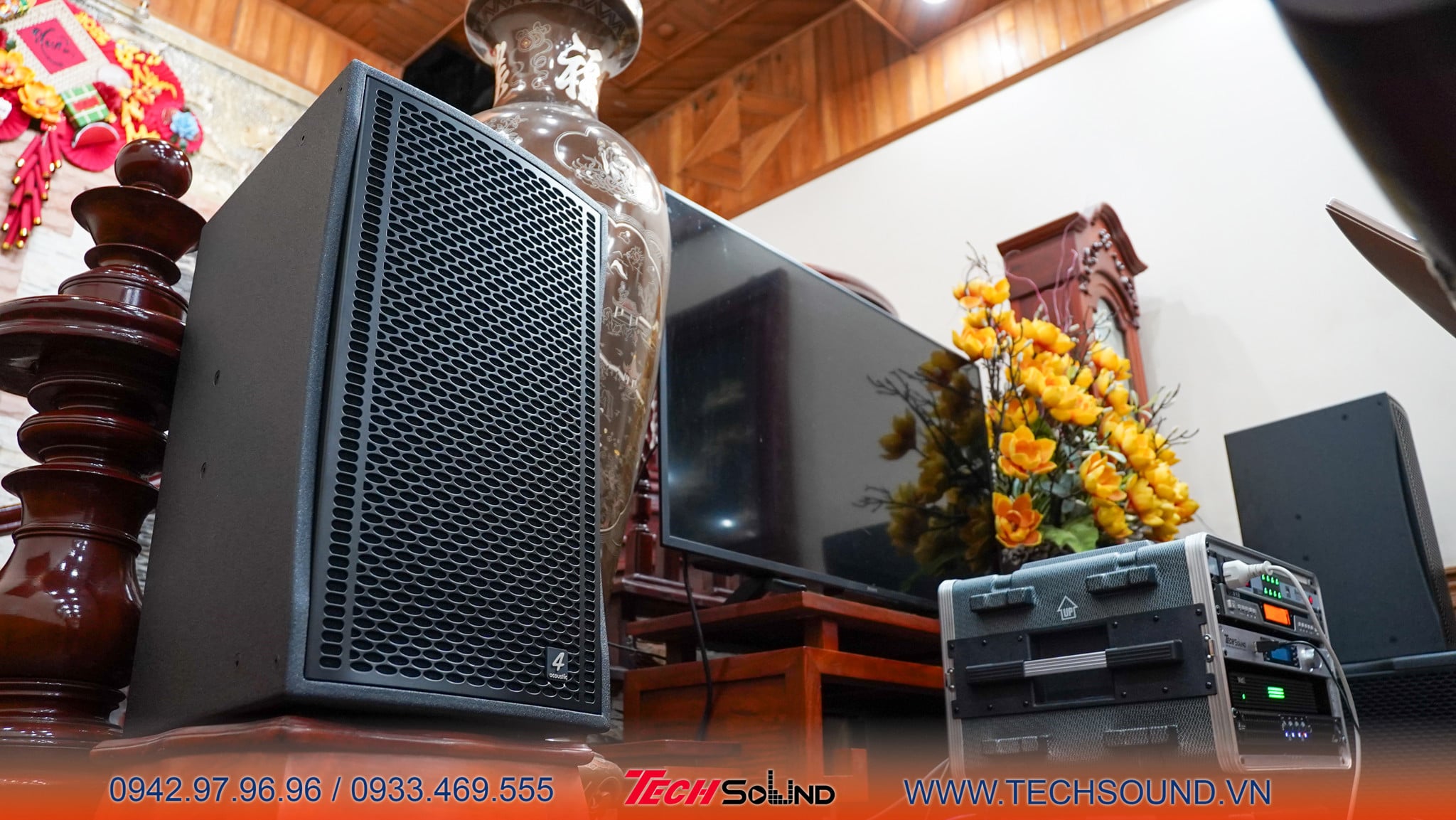 Lắp đặt hệ thống loa 4Acoustic Dr12 tại Lương Tài, Bắc Ninh