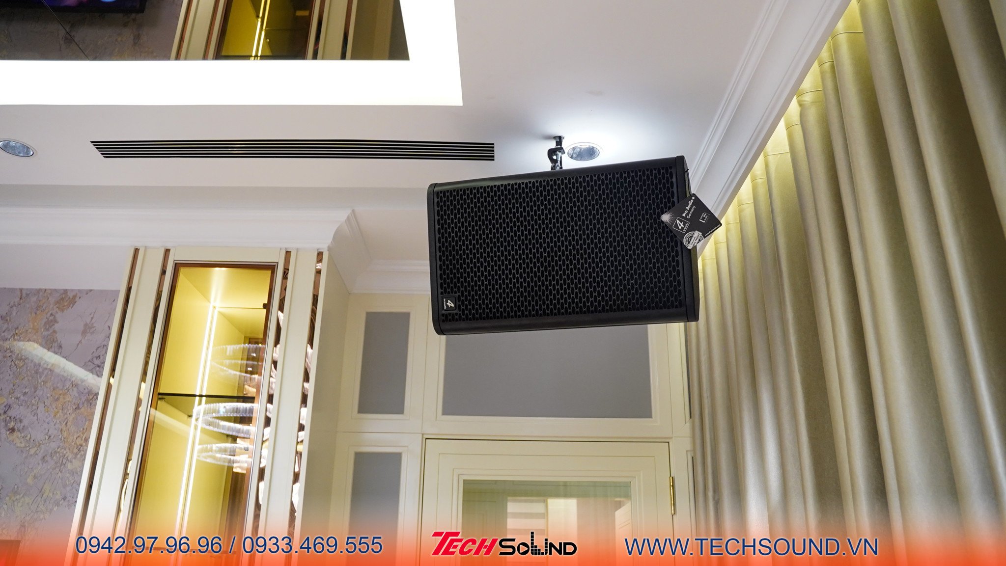 Lắp đặt hệ thống loa 4Acoustic V10 tại Mỹ Đình, Hà Nội