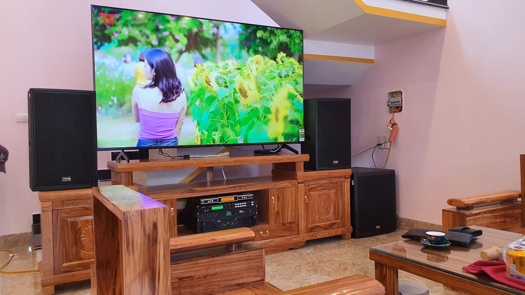 Lắp đặt dàn karaoke gia đình Kuledy CX12 tại đảo Cát Bà
