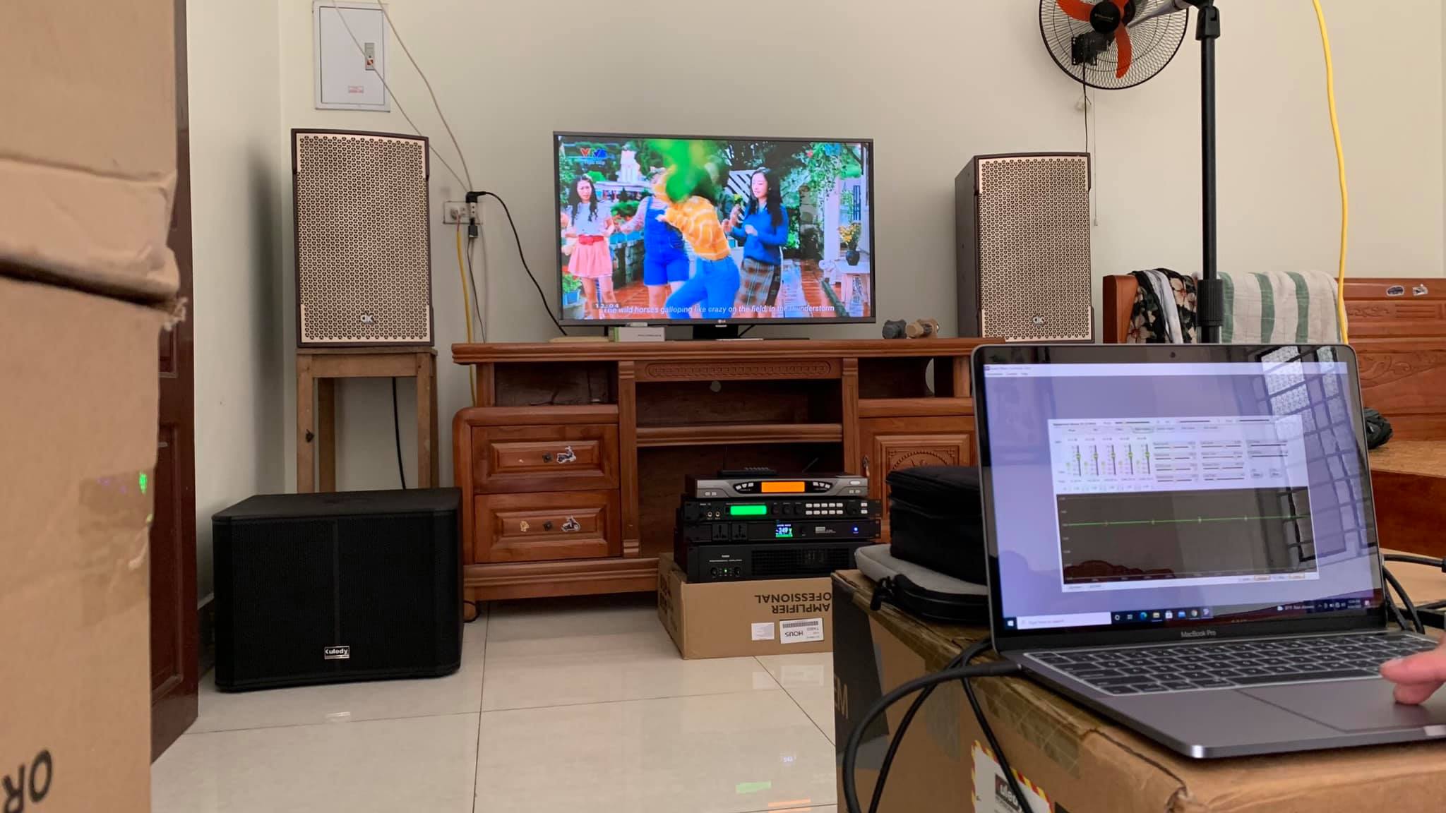 Thi công dàn âm thanh Dk Audio tại Mê Linh