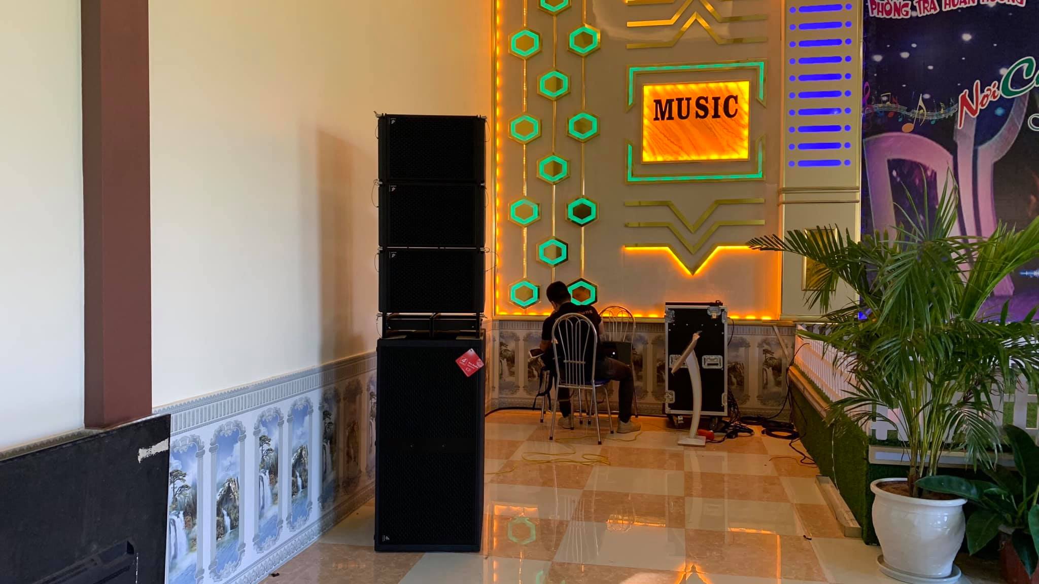 Thi công dàn loa Line Array 4Acoustic tại Lạng Sơn