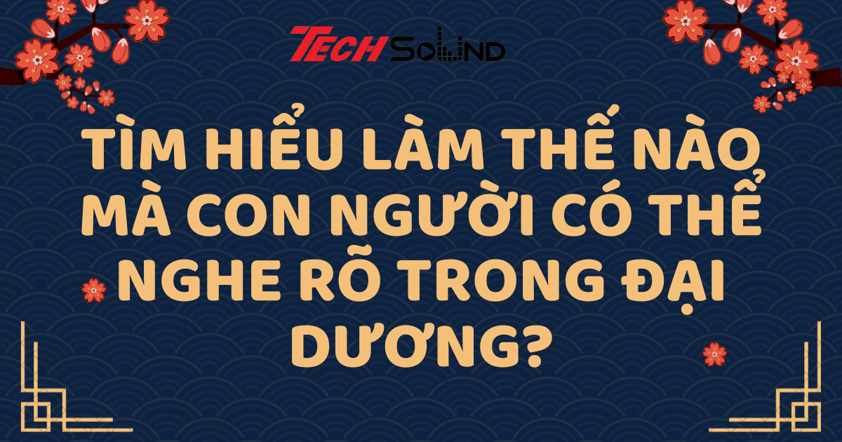 Tìm Hiểu Làm Thế Nào Mà Con Người Có Thể Nghe Rõ Trong Đại Dương?