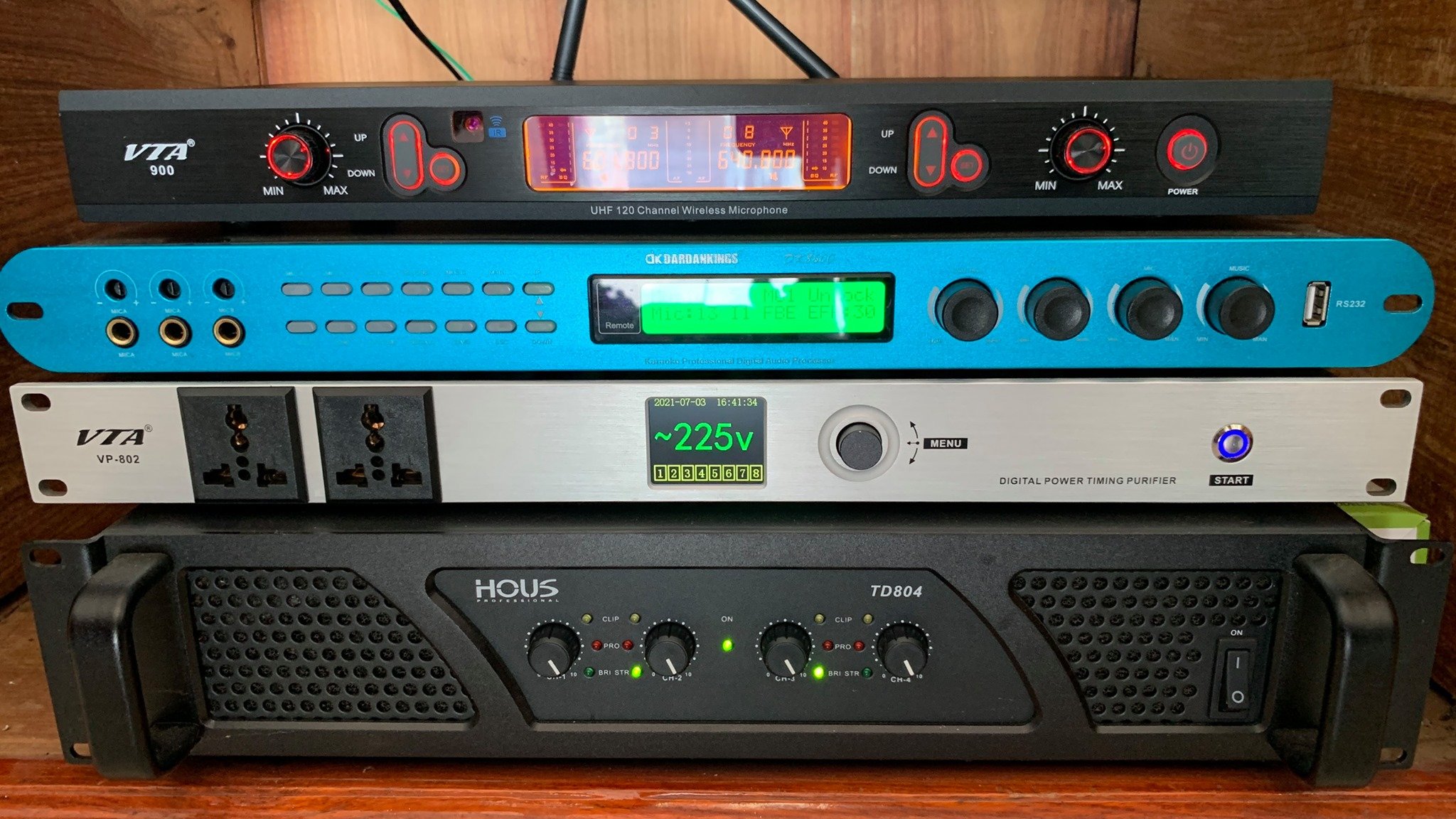 Thi công dàn loa karaoke kuledy tại Bắc Giang