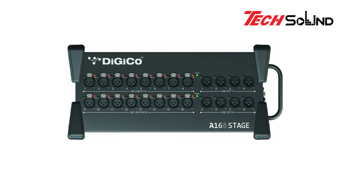 Bộ mở rộng I/O di động DiGiCo A168 stage expander I/O unit
