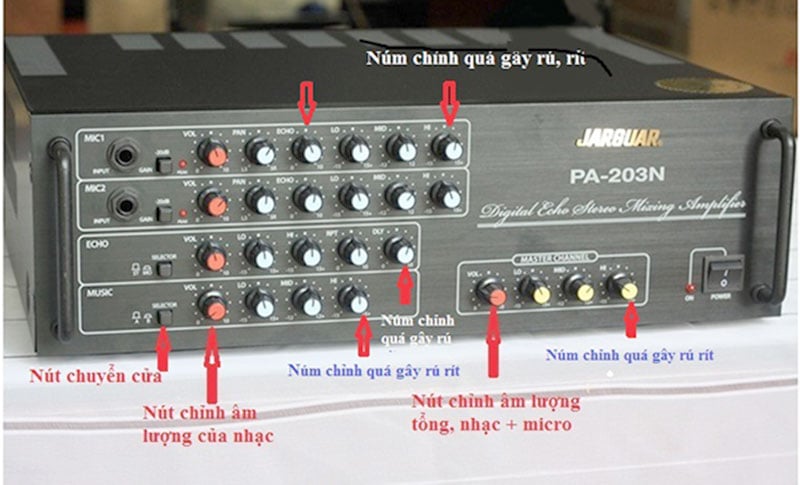 cach dieu chinh dan am thanh dam cuoi 4