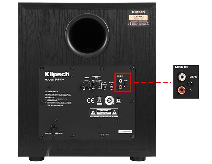cach ket noi loa subwoofer voi amply 2 kenh 4