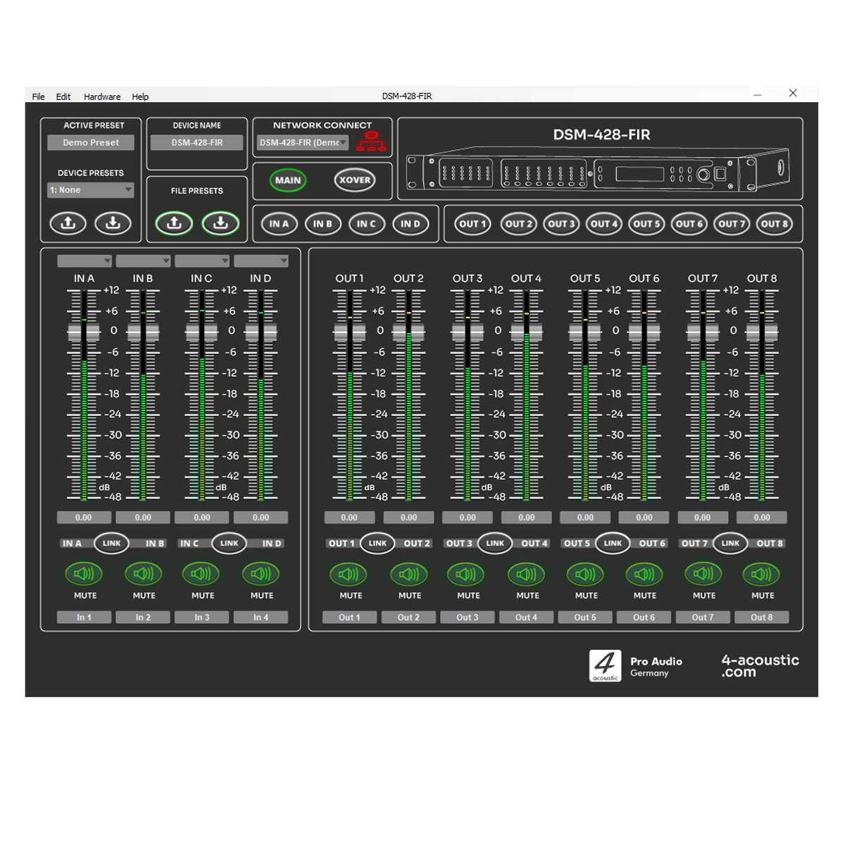 DSP 4Acoustic  DSM428-FIR